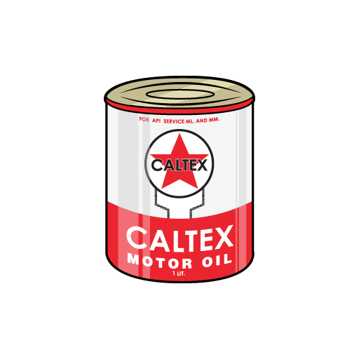 Caltex Oil Sticker-0