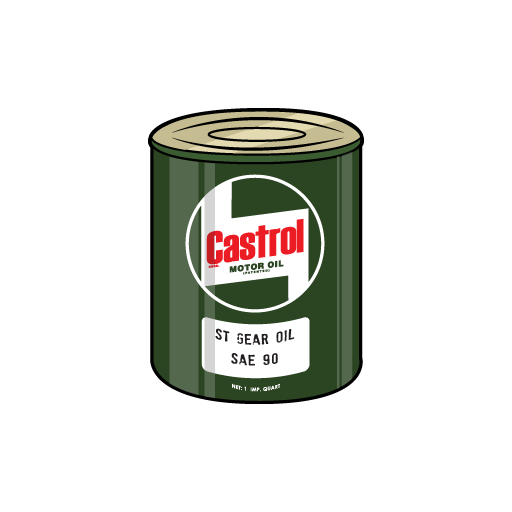 Castrol Motor Oil Sticker-0