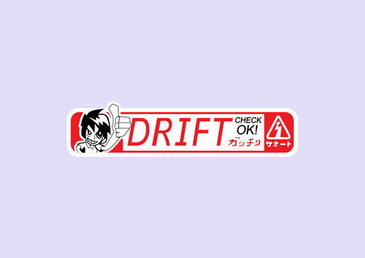 JDM Drift Check Ok Sticker-0