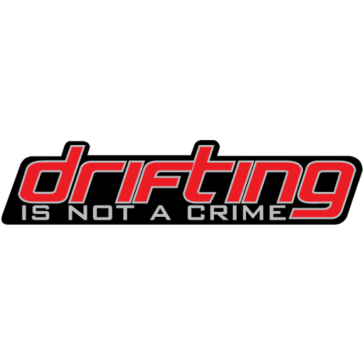 Drifting Is Not A Crime Sticker-0