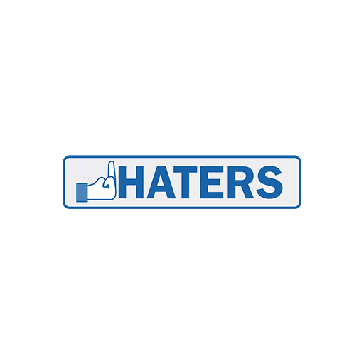 JDM Haters Middle Finger Sticker-0