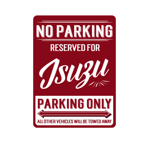 No Parking Reserved Decal Stickers - Available in many options