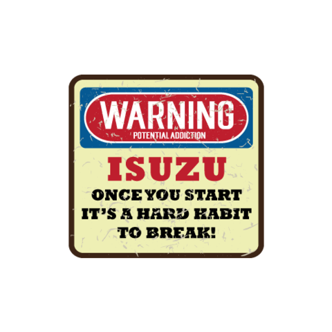 Warning Potential Habit Sticker - Available in many options