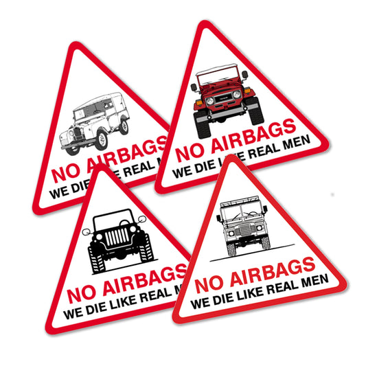 No Airbags 4WD Decal Stickers - Available in many options